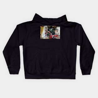 Steam Train, Locomotive - Pencil Kids Hoodie